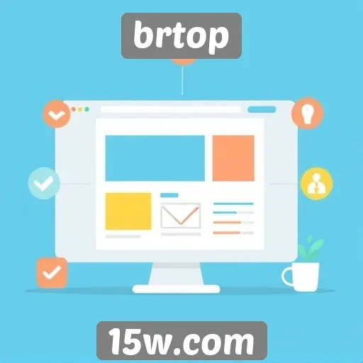 Avaliação da interface do usuário do site brtop